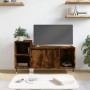 Mueble para TV madera contrachapada roble ahumado 100x35x55 cm de , Muebles TV - Ref: Foro24-831313, Precio: 56,25 €, Descuen...