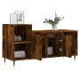 Mueble para TV madera contrachapada roble ahumado 100x35x55 cm de , Muebles TV - Ref: Foro24-831313, Precio: 56,25 €, Descuen...