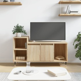 Sonoma oak plywood TV cabinet 100x35x55 cm by , TV Furniture - Ref: Foro24-831311, Price: 59,28 €, Discount: %