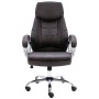 Brown Genuine Leather Office Chair by , Office chairs - Ref: Foro24-20562, Price: 236,99 €, Discount: %