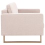 3-seater cream fabric sofa by , Sofas - Ref: Foro24-281382, Price: 509,99 €, Discount: %