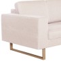 3-seater cream fabric sofa by , Sofas - Ref: Foro24-281382, Price: 509,99 €, Discount: %