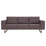 3 seater taupe fabric sofa by , Sofas - Ref: Foro24-281396, Price: 351,87 €, Discount: %