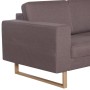 3 seater taupe fabric sofa by , Sofas - Ref: Foro24-281396, Price: 351,87 €, Discount: %