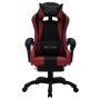 Silla gaming luces LED RGB cuero sintético color vino y negro de , Sillas de oficina - Ref: Foro24-288013, Precio: 209,69 €, ...