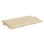 Cojín de tumbona de tela Oxford beige 186x58x3 cm de , Cojines para sillas y sofás - Ref: Foro24-314161, Precio: 37,46 €, Des...