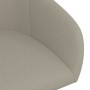 Silla de comedor giratoria de terciopelo gris claro de , Sillas de comedor - Ref: Foro24-330545, Precio: 93,99 €, Descuento: %