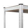 Sturdy 5-level engineered wood and steel shelf by vidaXL, Industrial shelving - Ref: Foro24-30063, Price: 58,99 €, Discount: %