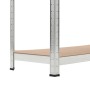 Sturdy 5-level engineered wood and steel shelf by vidaXL, Industrial shelving - Ref: Foro24-30063, Price: 58,99 €, Discount: %