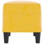 Banco de terciopelo amarillo 70x35x41 cm de , Bancos - Ref: Foro24-349403, Precio: 56,65 €, Descuento: %