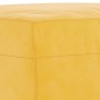 Banco de terciopelo amarillo 70x35x41 cm de , Bancos - Ref: Foro24-349403, Precio: 56,65 €, Descuento: %