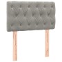 Light gray velvet headboard 80x7x78/88 cm by , Headboards and footboards - Ref: Foro24-346306, Price: 51,87 €, Discount: %