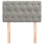 Light gray velvet headboard 80x7x78/88 cm by , Headboards and footboards - Ref: Foro24-346306, Price: 51,87 €, Discount: %