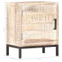 Mesita de noche de madera maciza de acacia 40x30x50 cm de vidaXL, Mesitas de noche - Ref: Foro24-287330, Precio: 108,90 €, De...