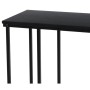 H&S Collection Mesa auxiliar con superficie de MDF negro de , Mesas auxiliares - Ref: Foro24-445862, Precio: 35,89 €, Descuen...