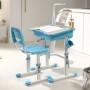 Vipack Escritorio niños regulable Comfortline 301 y silla azul blanco de , Muebles de oficina - Ref: Foro24-442703, Precio: 2...