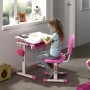 Vipack Escritorio niños regulable Comfortline 201 y silla rosa blanco de , Muebles de oficina - Ref: Foro24-442701, Precio: 2...