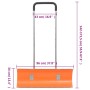 Pala de nieve de mango extensible lámina de acero naranja 96 cm de , Palas para nieve - Ref: Foro24-364818, Precio: 92,64 €, ...