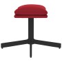 Sillón de relax con reposapiés terciopelo rojo tinto de , Sillones - Ref: Foro24-3097489, Precio: 155,40 €, Descuento: %