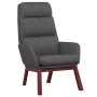 Sillón de relax con taburete tela gris oscuro de , Sillones - Ref: Foro24-3097564, Precio: 173,99 €, Descuento: %