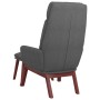 Sillón de relax con taburete tela gris oscuro de , Sillones - Ref: Foro24-3097564, Precio: 173,99 €, Descuento: %