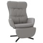 Sillón de relax y reposapiés cuero artificial gris antracita de , Sillones - Ref: Foro24-3097615, Precio: 121,99 €, Descuento: %