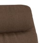 Sillón de relax con reposapiés tela marrón de , Sillones - Ref: Foro24-3097566, Precio: 173,11 €, Descuento: %