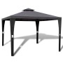 Gazebo with roof 3x3 m dark gray by vidaXL, Tents and gazebos - Ref: Foro24-41451, Price: 222,87 €, Discount: %