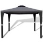 Gazebo with roof 3x3 m dark gray by vidaXL, Tents and gazebos - Ref: Foro24-41451, Price: 222,87 €, Discount: %