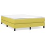 Estructura de cama de tela verde 140x190 cm de , Camas y somieres - Ref: Foro24-3120515, Precio: 94,13 €, Descuento: %