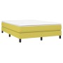 Estructura de cama de tela verde 140x190 cm de , Camas y somieres - Ref: Foro24-3120515, Precio: 94,13 €, Descuento: %