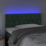 Dark green velvet LED headboard 90x7x78/88 cm by , Headboards and footboards - Ref: Foro24-3121987, Price: 58,77 €, Discount: %