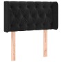 Cabecero con LED de terciopelo negro 83x16x78/88 cm de , Cabeceros y pies de cama - Ref: Foro24-3123604, Precio: 65,52 €, Des...