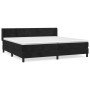 Box spring bed with black velvet mattress 200x200 cm by , Beds and slatted bases - Ref: Foro24-3130981, Price: 572,99 €, Disc...