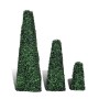 Set de 3 de Boj pirámides artificiales poda artística de vidaXL, Flora artificial - Ref: Foro24-41622, Precio: 75,12 €, Descu...