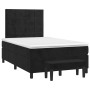 Box spring bed with black velvet mattress 120x200 cm by , Beds and slatted bases - Ref: Foro24-3137835, Price: 441,67 €, Disc...