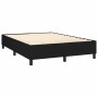 Cama box spring colchón y luces LED tela negro 140x200 cm de , Camas y somieres - Ref: Foro24-3138559, Precio: 594,94 €, Desc...