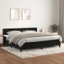 Box spring bed with black velvet mattress 200x200 cm by , Beds and slatted bases - Ref: Foro24-3141325, Price: 588,69 €, Disc...