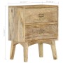 Nachttisch aus massivem Mangoholz, 40 x 35 x 55 cm von vidaXL, Nachttische - Ref: Foro24-286464, Preis: 125,07 €, Rabatt: %