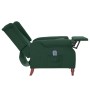 Dark Green Fabric Reclining Massage Chair by , Electric massage chairs - Ref: Foro24-342233, Price: 182,20 €, Discount: %