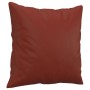 Cojines decorativos 2 uds cuero sintético rojo tinto 40x40 cm de , Cojines - Ref: Foro24-349483, Precio: 19,99 €, Descuento: %