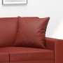 Decorative cushions 2 pcs red red synthetic leather 40x40 cm by , Cushions - Ref: Foro24-349483, Price: 19,83 €, Discount: %