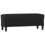 Black synthetic leather bench 100x35x41 cm by , Banks - Ref: Foro24-349415, Price: 65,64 €, Discount: %