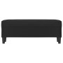 Black synthetic leather bench 100x35x41 cm by , Banks - Ref: Foro24-349415, Price: 65,64 €, Discount: %