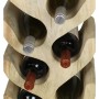 HSM Collection Small wine rack 27x20x51 cm by , Wine racks - Ref: Foro24-442921, Price: 112,55 €, Discount: %