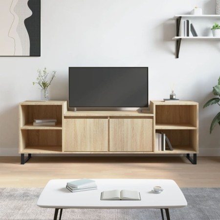 Sonoma oak plywood TV cabinet 160x35x55 cm by , TV Furniture - Ref: Foro24-831351, Price: 82,99 €, Discount: %