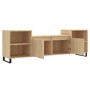 Sonoma oak plywood TV cabinet 160x35x55 cm by , TV Furniture - Ref: Foro24-831351, Price: 82,99 €, Discount: %