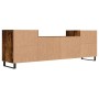 TV-Schrank aus geräuchertem Eichensperrholz, 160 x 35 x 55 cm von , TV-Möbel - Ref: Foro24-831353, Preis: 95,92 €, Rabatt: %