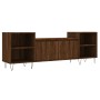 Oak brown plywood TV cabinet 160x35x55 cm by , TV Furniture - Ref: Foro24-831347, Price: 82,66 €, Discount: %