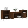 Oak brown plywood TV cabinet 160x35x55 cm by , TV Furniture - Ref: Foro24-831347, Price: 82,66 €, Discount: %